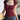 BURGUNDY LACE TRIM TOP Y2K