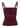 BURGUNDY LACE-TRIMMED TANK TOP WITH DELICATE LACE SQUARE NECKLINE