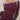 BURGUNDY LONG SLEEVE TOP WITH LILAC TRIM - SLIM FIT CONTRAST COLOR DESIGN