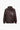 BURGUNDY OVERSIZED JACKET WITH WHITE STITCHING 90S STYLE SOLID COLOR - Brown / S - Sweetheart Supplies