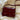 BURGUNDY PATENT LEATHER SHOULDER BAG FOR WOMEN