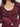 BURGUNDY RIBBED LONG-SLEEVE TOP WITH LACE TRIM Y2K RED KNIT