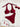 BURGUNDY RING HALTER BIKINI SET SEXY HALTER NECK