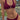 BURGUNDY RING HALTER BIKINI SET SEXY HALTER NECK