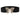 BUTTERFLY BUCKLE BELT BLACK ELASTIC GOLD ACCENT