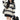BUTTERFLY STRIPED OVERSIZED FUZZY SWEATER