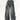 High-Waist Denim Cargo Pants