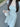 Polyester Blouse Dress With Ruffled Trim