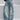 Y2K Style Washed Faux Denim Cargo Pants