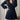 CABLE KNIT FITTED DRESS WITH LONG PUFFED SLEEVES FOR WINTER WARDROBE