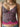 CAMISOLE WITH LACE TRIM IN PINK LEOPARD PRINT Y2K STYLE