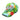 CAP NOVA TROPICAL FRUIT FLORAL PRINT Y2K