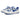 CASUAL ROUND TOE SNEAKERS IN WHITE AND BLUE - CASUAL ROUND FOOTWEAR