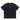 DISTRESSED BLACK SHORT SLEEVE PULLOVER WITH DECORATIVE SEAMS