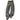 CASUAL WASHABLE CHARCOAL WIDE-LEG PANTS WITH SLIGHTLY FLARED HEM