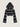 Ripped Striped Hooded Knitted Sweater