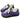 CELESTIAL SKATER SNEAKERS VIBRANT PURPLE STAR PATTERN