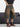 CHAIN DETAIL DENIM CULOTTES LOOSE FIT SOLID COLOR