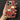 CHECKERED APPLE CHARM PHONE CASE