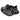 CHUNKY SNEAKERS BLACK AND SILVER PLATFORM WITH HIDDEN HEEL