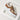 CHUNKY SOLE SNEAKER BROWN AND WHITE MAN MADE LOW TOP