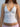 CLASSIC WHITE SLIM CAMI WITH LACE DETAIL