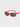 CLEAR-FRAMED SUNGLASSES WITH PINK AND BLUE GRADIENT LENSES - VINTAGE RETRO SQUARE
