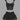 COLLAR STRAPPY BACK DRESS WITH FABRIC AND LINING TEXTURES
