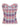 COLOR BLOCK BANDEAU TOP TARTAN WOVEN