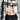 COLOR BLOCK STAND COLLAR CROPPED JACKET
