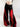 COLOR BLOCK WIDE LEG JEANS
