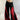 COLOR BLOCK WIDE LEG JEANS