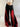 COLOR BLOCK WIDE LEG JEANS