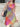 COLOR BLOCK ZIPPER DRESS MINIMALIST CASUAL