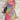 COLOR BLOCK ZIPPER DRESS MINIMALIST CASUAL