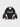 COLOR-BLOCKED JACKET NAVY BROWN WHITE ENENSS FOOTBALL ZIPPER