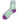 COLORFUL ANKLE SOCKS WITH CONTRASTING TRIM SET OF 3