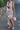 COLORFUL KNIT TWO-PIECE SET WITH PURSE AND SANDALS - UNIQUE CASUAL SET
