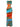 COLORFUL PATTERNED DRESS WITH GRADIENT VINTAGE SLEEVELESS DESIGN