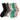 COLORFUL RIBBED SOCKS SET OF FIVE FOR EVERYDAY WEAR