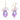 COPPER EAR NEEDLE DROP DANGLE EARRINGS
