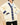 CREAM CARDIGAN AND NAVY TRIM HOUNDSTOOTH TOTE BAG SET