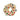 CREAM-COLORED HEARTS SCRUNCHIE WITH COLORFUL HEARTS PATTERN