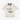 CREAM COTTON T-SHIRT WITH SAILBOAT GRAPHIC AND BLUE CONTRAST COLLAR