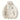 CREAM PUFFER JACKET STAND COLLAR