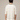 CREAM WHITE T-SHIRT WITH LAKE GRAPHIC AND OLIVE CONTRAST COLLAR - XS - Sweetheart Supplies