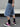 CROCHET PATCH DENIM SHORTS URBAN CLASSIC DENIM