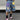 CROCHET PATCH DENIM SHORTS URBAN CLASSIC DENIM