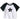 CROP TOP STAR DESIGN Y2K WHITE AND BLACK TSHIRT
