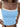 CROPPED TANK TOP WITH GREEN CONTRAST DESIGN - Blue / S - Sweetheart Supplies